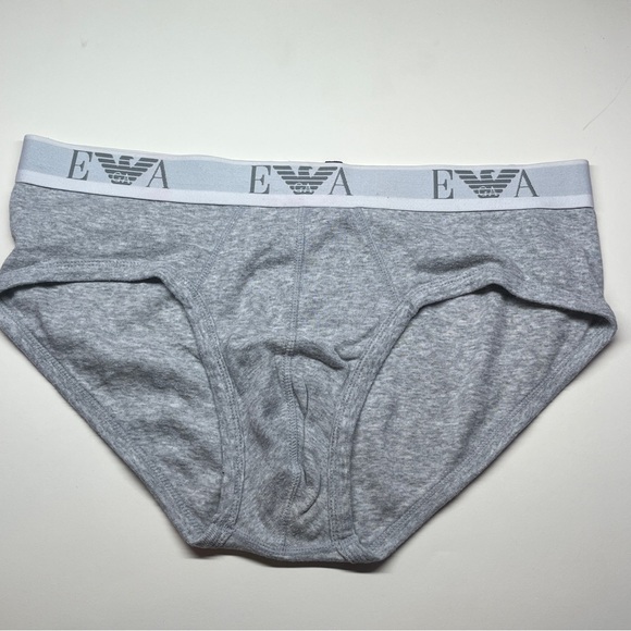 Emporio Armani Gray Men's Briefs - Picture 1 of 1